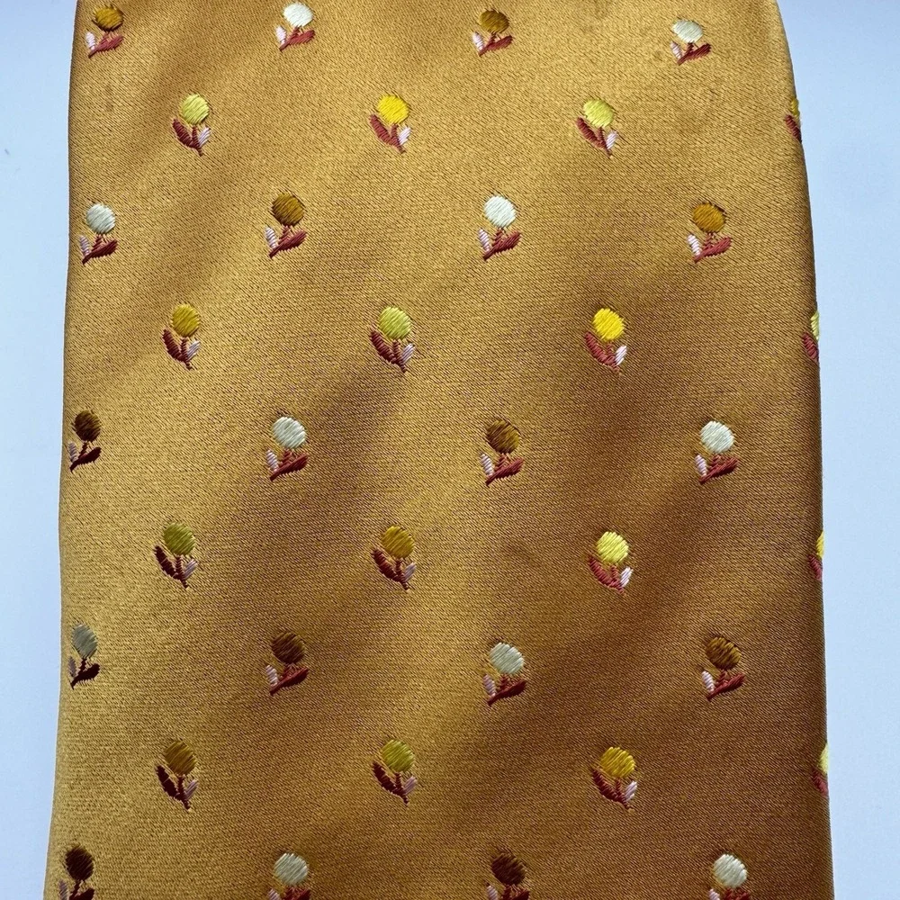 Ermenegildo Zegna‎ Geometric Print Tie 100% Silk Classic Professional